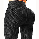 Women High Waist Yoga Pants Anti-Cellulite Leggings Bum Butt Lift Sports Gym H7
