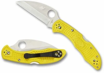 Cuchillo Spyderco Sal 2 Wharncliffe Amarillo FRN Borde Liso H1 C88PWCYL2 Foto 1 de 4