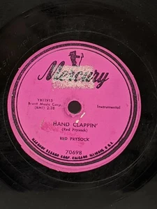 Red Prysock ‎– Hand Clappin' - Shellac, 10", 78 RPM, Mercury ‎– 70698 - 1955 - Picture 1 of 4