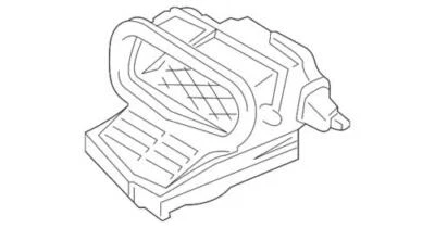 Conducto de admisión de aire de cabina genuino Ford 2015-2022 F-350 Super Duty HL3Z-19A618-AD Foto 1 de 2