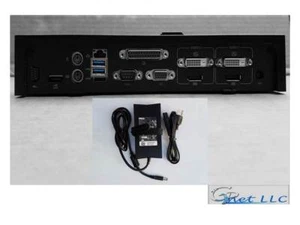 Dell Docking Station USB 3.0 PR02X E-Port Plus Replicator + Adattatore 130W. - Foto 1 di 6