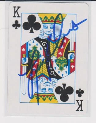 LUKE RHODES INDIANAPOLIS COLTS 2016-2020 WILLIAM  MARY AUTOGRAPHED PLAYING CARD  - Image 1 of 2