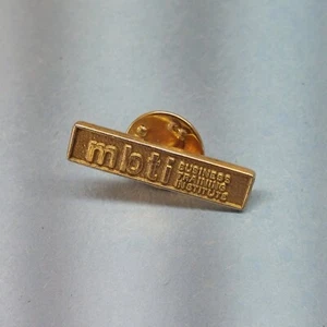 Spilla MBTI Business Training Institute risvolto smalto da collezione tono oro - Foto 1 di 3