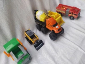Lot Of 5 Toy Work Vehicles. - Picture 1 of 9