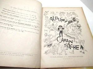 CARAN D'ACHE ALBUM TROISIEME CARICATURES 1890 Planches + PEINTRE CHEZ EUX - Bild 1 von 8