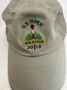 Cappello Berretto US Open 2013 Merion Strap Back Member USGA Beige Ricamato Regolabile - Foto 1 di 7