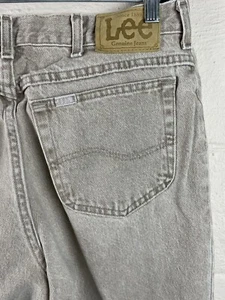 Vintage Lee Jeans Mens Size 34 x 30 Made in USA sand beidge union made - Picture 1 of 10