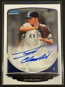 2013 Bowman Chrome Draft Ian Clarkin AUTO Prospect Autograph Yankees Cubs 6 - Picture 1 of 2
