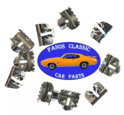 Chrysler стеклянный канал крепеж наружная уплотнительная полоска зажим 6,35 мм отверстие 10 шт набор 274 - Изображение 1 из 4