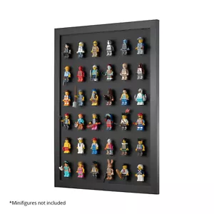 Cornice espositore da parete nera LEGO Minifigure - 6x6 - adatta a 36 minifigure - Foto 1 di 7
