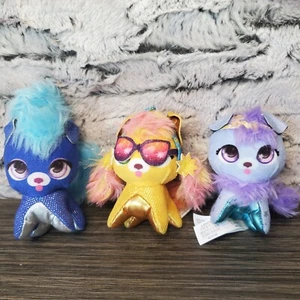 Present Pets Lot Of 3 Mini Plush Toys - Dog, Cat, Squirrel Stuffed Animals Tiny - Picture 1 of 5