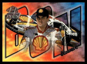 Tarjeta de carreras Tony Stewart 1998 Press Pass Stealth #44 Fusion Joe Gibbs - Imagen 1 de 2