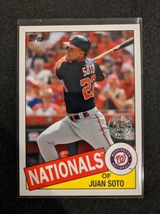 2020 Topps Series 1 1985 Topps Juan Soto Washington Nationals #85-99