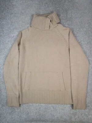 Suéter Theory Mujer Medio Marrón Lana Tejido Cuello Alto * Foto 1 de 4