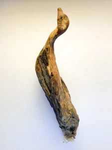 scultura uccello legno  - Foto 1 di 7