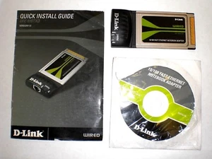 D-LINK DFE-690TXD 32 BIT FAST ETHERNET CARDBUS, NOTEBOOK ADAPTER - Picture 1 of 3