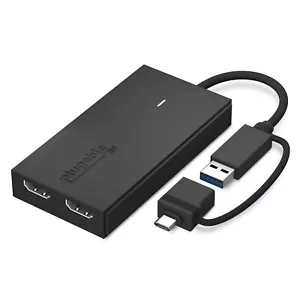 Adattatore USB 3.0 o USB C a HDMI plug-in (collegabile ricondizionato) - Foto 1 di 7