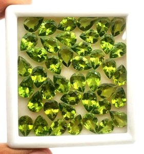 Lote de 13 piedras preciosas sueltas corte pera peridoto natural 7*10 mm 20 CT piedra peridoto - Imagen 1 de 4