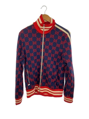 GUCCI 496919 Altro Giacca Cotone Rosso Motivo Totale Taglia:M