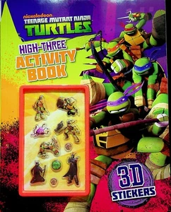 Teenage Mutant Ninja Turtles High-Three Activity Book with 3D Stickers (Softcove - Imagen 1 de 2