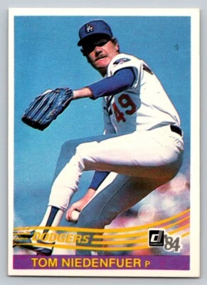 1984 Donruss - #128 Tom Niedenfuer - Image 1 of 2