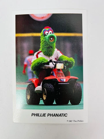 PHILLIE PHANATIC PHILADELPHIA PHILLIES VINTAGE 1987 POST CARD VETERANS STADIUM Cover