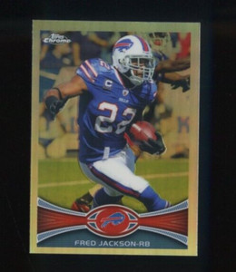2012 TOPPS CHROME REFRACTOR #167 FRED JACKSON BUFFALO BILLS