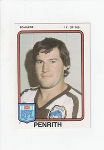 1981 Scanlens Rugby League Jamie Jones #141 (Penrith Panthers) - Picture 1 of 2