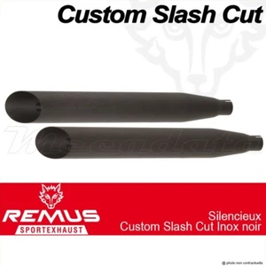 Paire Silencieux Remus Slash Cut Inox Harley-Davidson Sportster 883/1200 2007 - Imagen 1 de 1