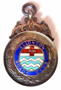 UNITED KINGDOM - ALLONDON ROADS CLUB 1938, INTER CLUB 100 SILVER FOB MEDAL - Foto 1 di 2