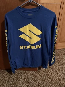 Justin Bieber Purpose Tour Stadium Tour Blue Long Sleeve Shirt Official Merch - Imagen 1 de 3