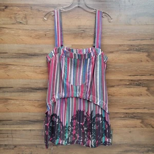 Women's Sz 38 IRO Women's Top Straps multicolor silk - Picture 1 of 8