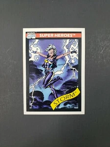 Tarjeta coleccionable STORM #48 Marvel Comics IMPEL 1990 serie 1 (pelo corto) - Imagen 1 de 2