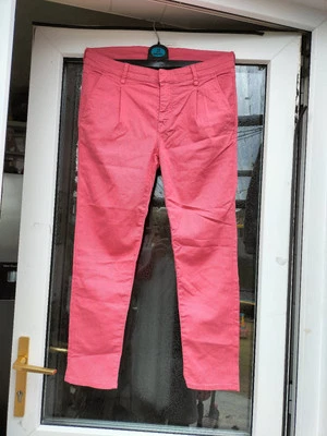 7 for all mankind Pleated Chino stretch trousers size (label)28 (actual)W34L26 - Image 1 of 4