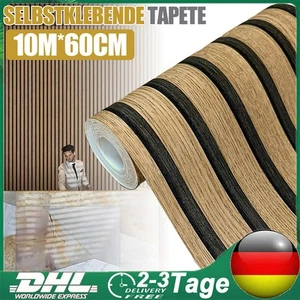 Klebefolie 10m*60cm Selbstklebende Folie Tapete Möbel Küche Tür Holz Optik Dekor - Bild 1 von 16