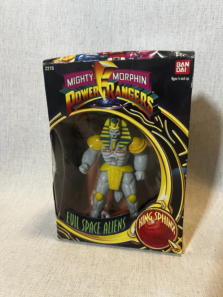 Bandai 1993 Mighty Morphin Power Rangers Evil Space Aliens King Sphinx Foto 1 de 4