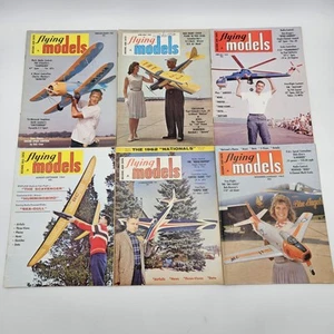Flying Models Magazine 1962 Full Year Lot Of 6 Aviation Models Planes - Picture 1 of 17