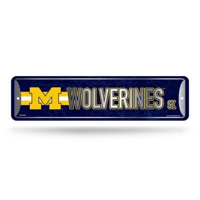Michigan Wolverines Decorative Metal Sign 4x15 High Quality Wall Decor - Image 1 of 4