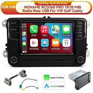 NONAME 6.5" CarPlay Android Auto RCD360 PRO RCD330 Autoradio Für VW Tiguan Caddy - Bild 1 von 15