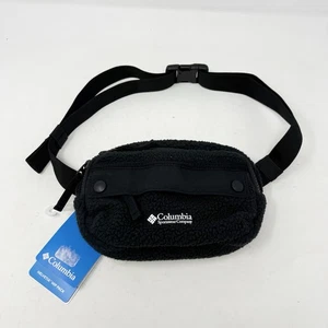 COLUMBIA Helvetia Fleece Hip Pack Adult Adjustable One Size Black Fanny Bag - Picture 1 of 6