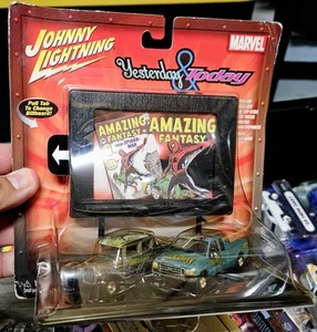 JOHNNY LIGHTNING YESTERDAY & TODAY AMAZING FANTASY AMAZING SPIDER-MAN 1:64 (T) - Picture 1 of 4