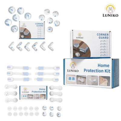 LuNiko Kit de Seguridad para Bebés de 48 Piezas Protección Completa del Hogar - Image 1 of 4