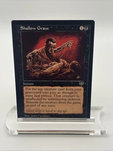 Shallow Grave Mirage 1996 Near Mint Never Played Mtg Magic The Gathering - Picture 1 of 5