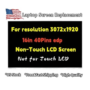 NE160F8M-N41 06P79W fit NE160F8M-N42 B160QAN01.0 For Dell Inspiron 16 Plus 7610 - Picture 1 of 5