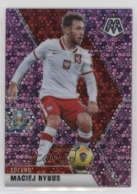 2021 Panini Mosaic UEFA Euro 2020 Purple Circles Prizm /49 Maciej Rybus #68 - Image 1 of 2