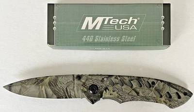 Cuchillo Plegable MTech USA 440 Acero Inoxidable MT-310 Cuchillo Coleccionable Cuchillo de Trabajo Foto 1 de 4