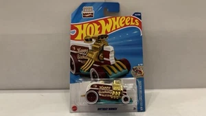 2025 Hot Wheels HW Celebration Racers Birthday Burner Treasure Hunt White New - Picture 1 of 3