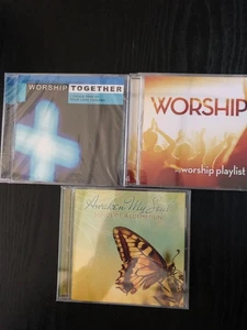 3 Worship CD's My Worship Playlist/Awaken My Soul/Worship Together (New Sealed) - Picture 1 of 2