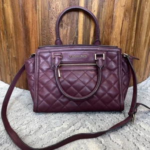 Michael Kors | Bolso Selma Acolchado Borgoña D - Imagen 1 de 14