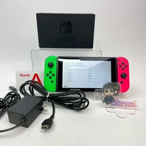 Nintendo Switch HAC-001 Unpatched Console set A Rank Region Free 1 Day Ship 0410 - Foto 1 di 18